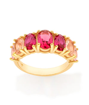 GOLD OMBRE RING IN PINK
