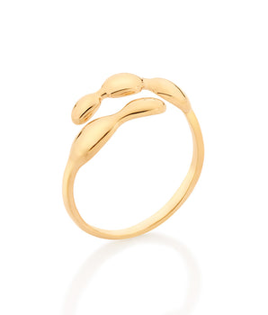 GOLD BLOBS ADJUSTABLE RING