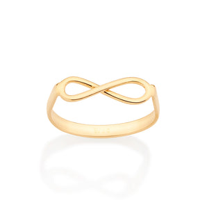 GOLD ETERNITY SKINNY RING