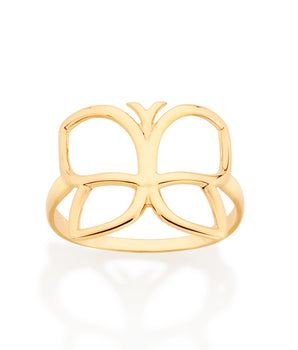 GOLD HOLLOW ROMMANEL’S BUTTERFLY RING