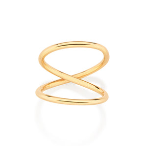 GOLD RINGS OF FIRE RING