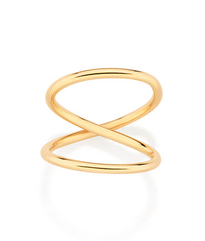 GOLD RINGS OF FIRE RING