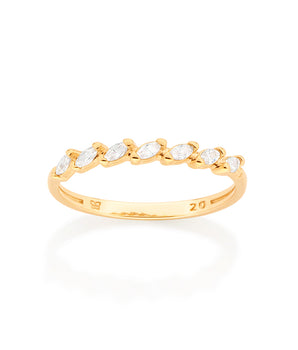 GOLD ALL MY LOVE SKINNY RING
