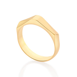 GOLD I LOVE YOU WEDDING BAND