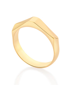 GOLD I LOVE YOU WEDDING BAND