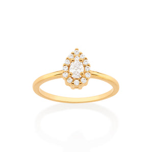 GOLD THE BIG DAY ENGAGEMENT RING