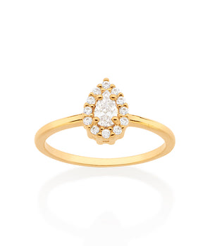 GOLD THE BIG DAY ENGAGEMENT RING