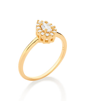 GOLD THE BIG DAY ENGAGEMENT RING