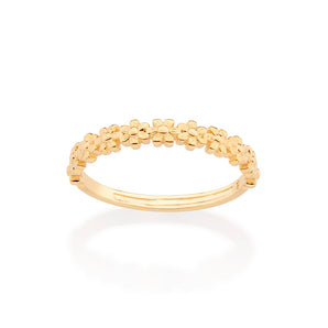 GOLD MINI FLOWERS RING