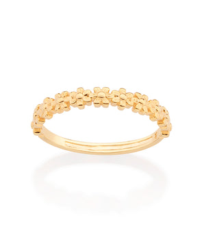 GOLD MINI FLOWERS RING