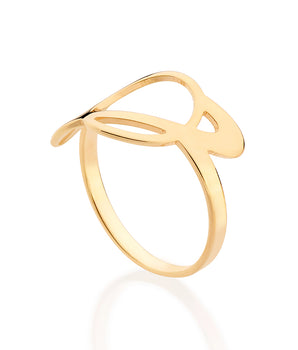 GOLD SATURN RING