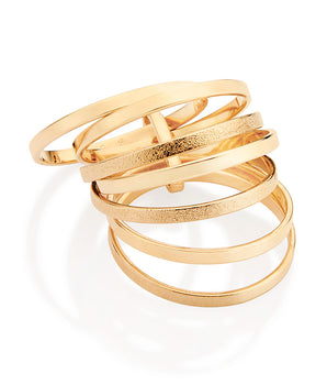 GOLD SEVEN RING