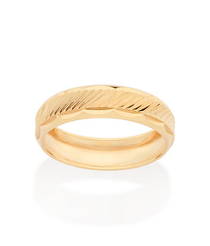 GOLD FINALE WEDDING BAND