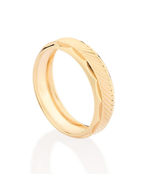 GOLD FINALE WEDDING BAND