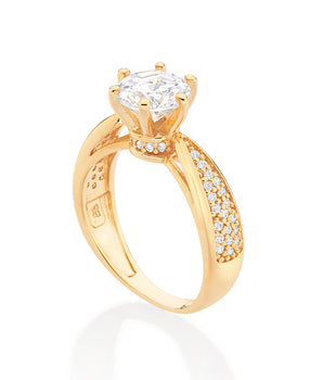 GOLD DANSEUR ENGAGEMENT RING