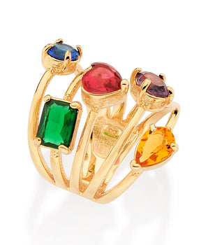 GOLD BALLET MAXI RING