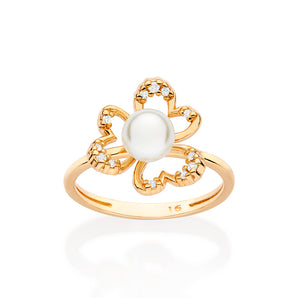 GOLD PERFECT FLOWER RING