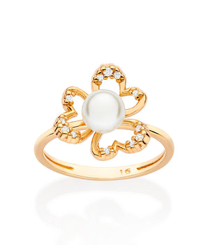 GOLD PERFECT FLOWER RING