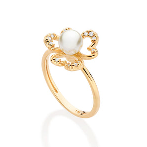 GOLD PERFECT FLOWER RING