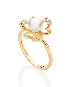 GOLD PERFECT FLOWER RING