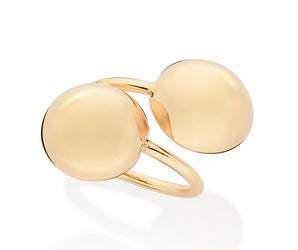 GOLD SPHERES RING