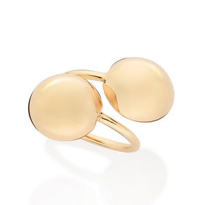 GOLD SPHERES RING