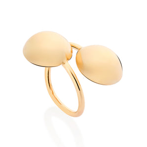 GOLD SPHERES RING