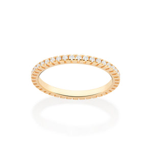 GOLD PLIÉ WEDDING BAND