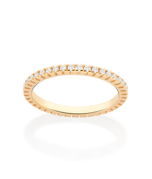 GOLD PLIÉ WEDDING BAND