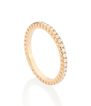 GOLD PLIÉ WEDDING BAND