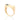 GOLD mensS SQUARE RING