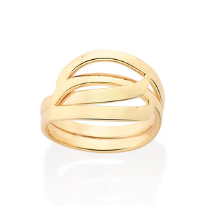 GOLD TWIRL RING