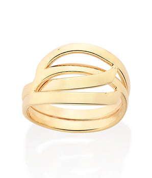 GOLD TWIRL RING