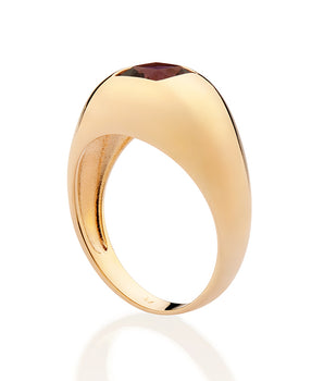 GOLD ROYALTY SOLITAIRE RING