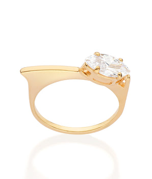 GOLD WOMEN POWER RING