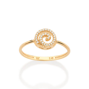 GOLD IN THE WIND SKINNY RING