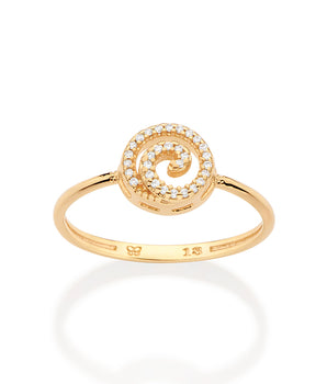 GOLD IN THE WIND SKINNY RING