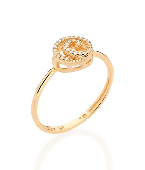 GOLD IN THE WIND SKINNY RING