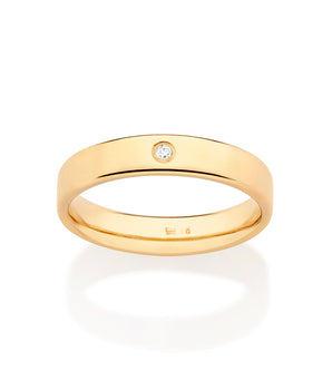 GOLD STUDDED EVERYDAY WEDDING BAND