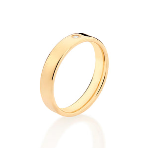 GOLD STUDDED EVERYDAY WEDDING BAND