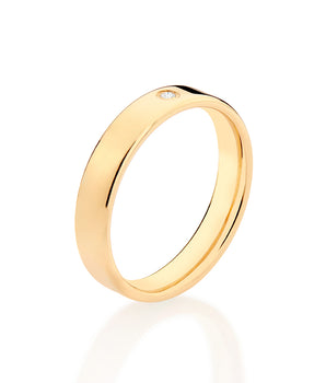 GOLD STUDDED EVERYDAY WEDDING BAND