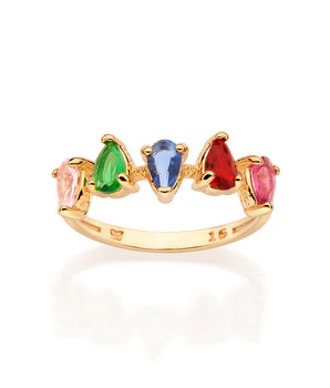GOLD COUNTRYSIDE SKINNY RING