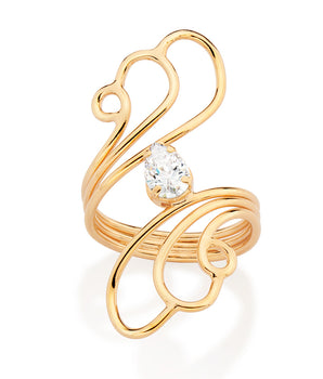 GOLD MARE MAXI RING