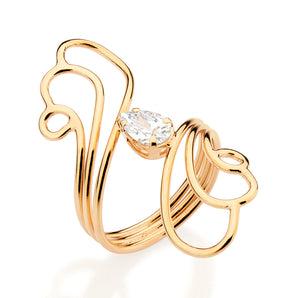 GOLD MARE MAXI RING