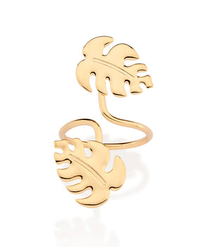 GOLD LEAF ADJUSTABLE RING
