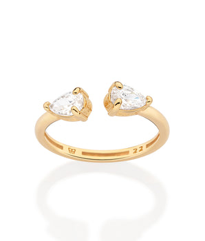 GOLD MEET ME HALF WAY RING