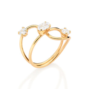 GOLD BRILLIANT RING