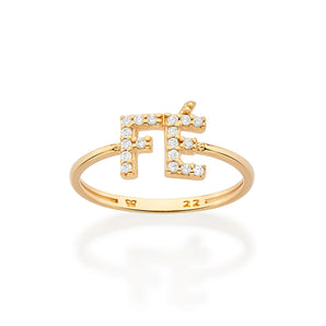 GOLD FÉ (FAITH) SKINNY RING