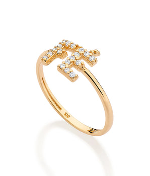 GOLD FÉ (FAITH) SKINNY RING