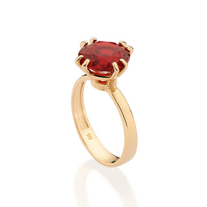 GOLD MISTLETOE RING
